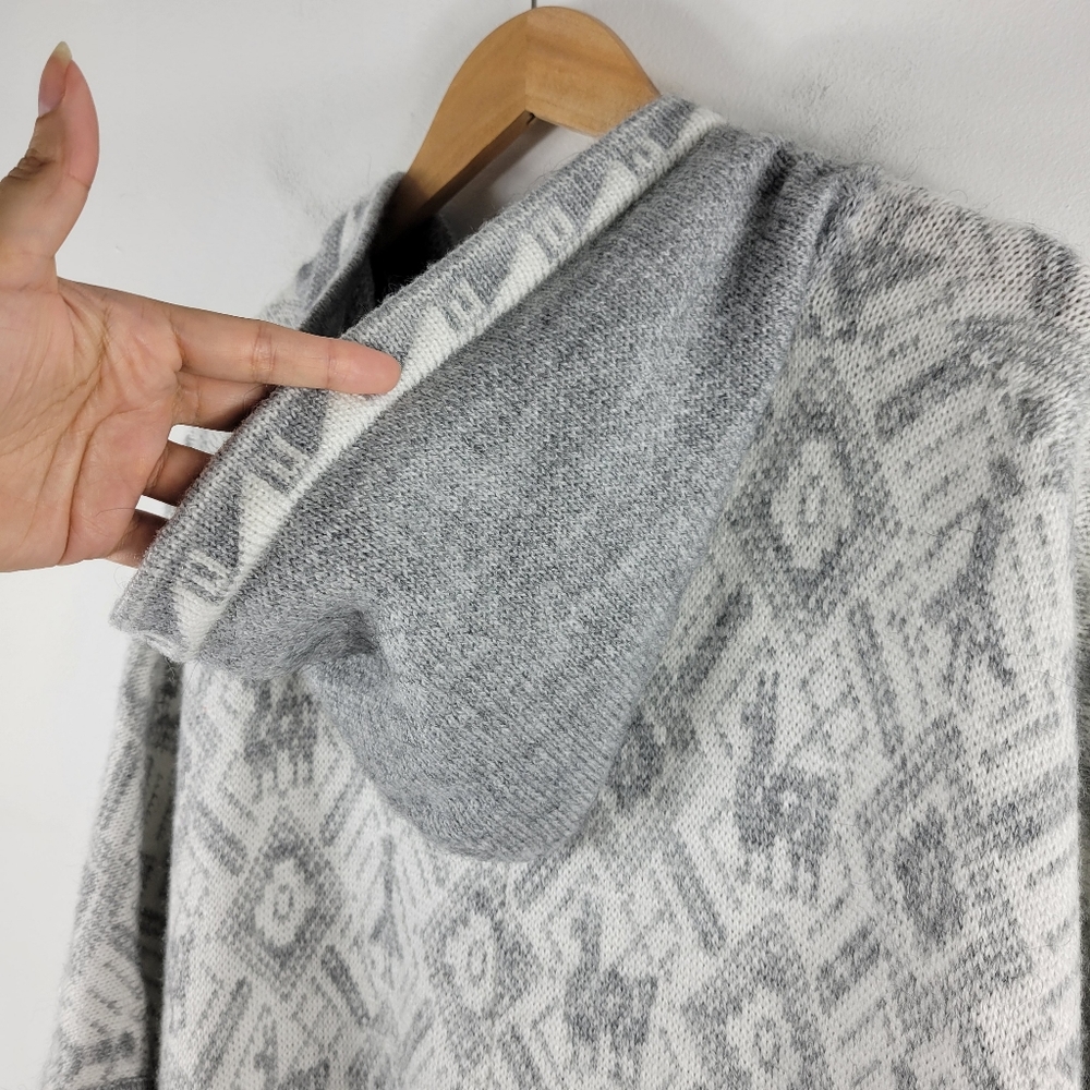 Alpaca Connection Alpaca Wool Toggle Button Up Ho… - image 7